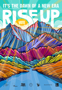 Anchorage, Alaska Get Out The Vote Poster by Annie Brace with Corso Graphics