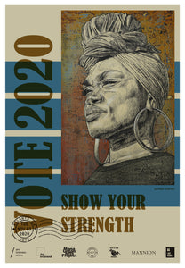 Atlanta, Georgia Get Out The Vote Poster by Alfred Conteh