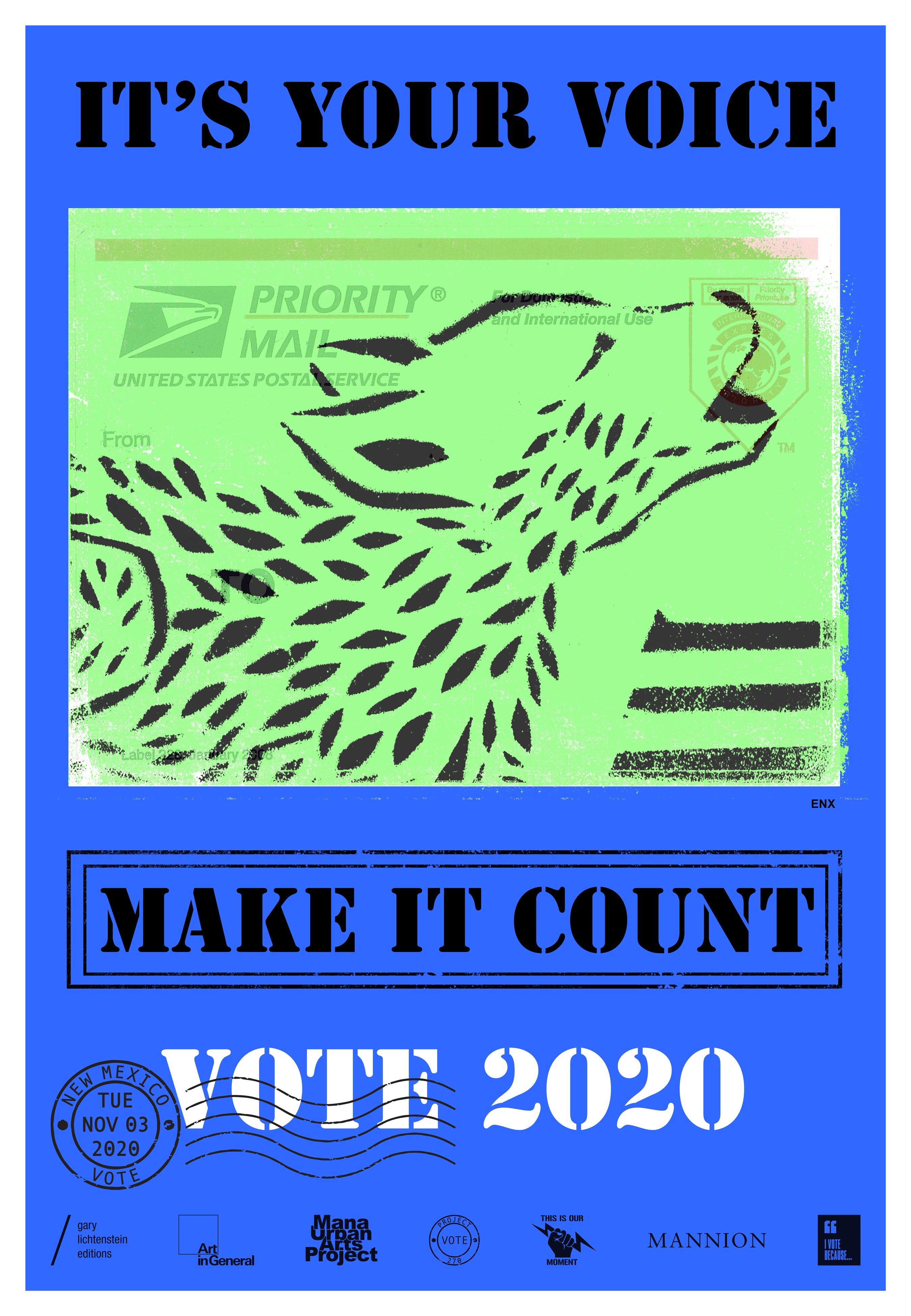 New Mexico Get Out The Vote Poster by ENX